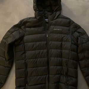 Eddie Bauer Men's Dark Puffer Jacket